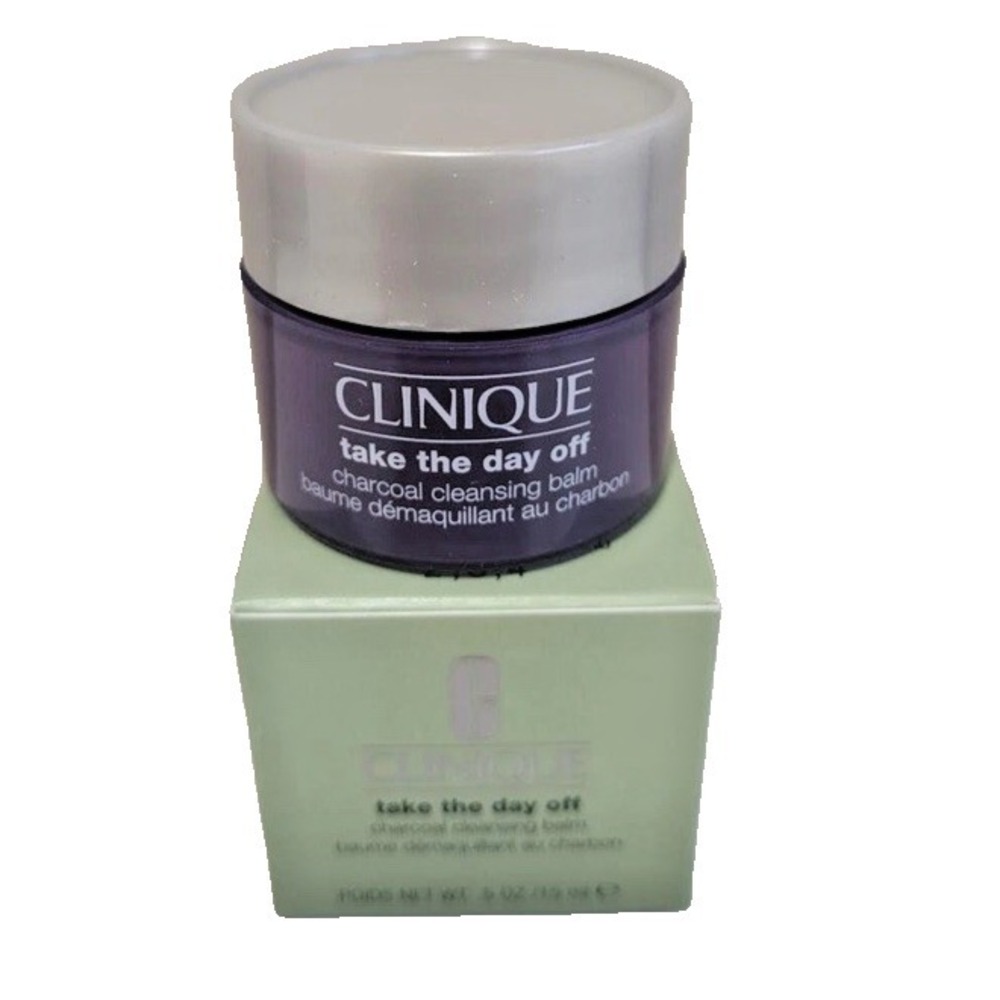 Clinique Take The Day Off Charcoal Cleansing Balm Trial Size 0.5 oz NEW